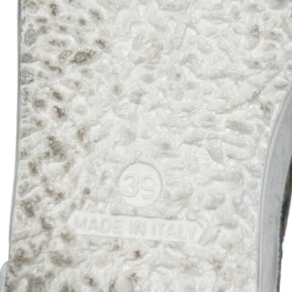 GOLDEN GOOSE May Sneaker in Leopard Laminated & Bluette Velvet Laces EU 39 - Picture 10 of 12